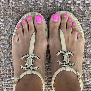 Chanel Signature Flat Sandal